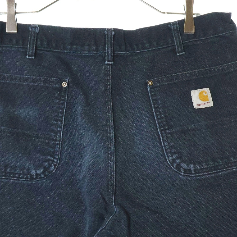CARHARTT(カーハート) DOUBLE KNEE COTTON DUCK PAINTER PANTS ダブルニー カーペンターパンツ ペインター コットンダック ブラック MADE IN USA