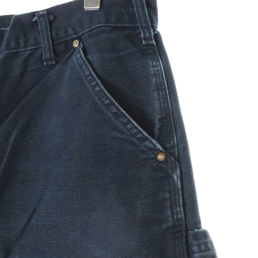 CARHARTT(カーハート) DOUBLE KNEE COTTON DUCK PAINTER PANTS ダブルニー カーペンターパンツ ペインター コットンダック ブラック MADE IN USA