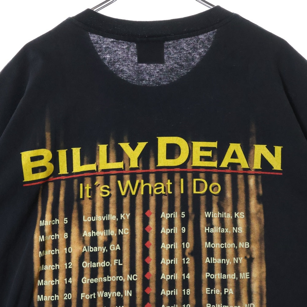 VINTAGE(ヴィンテージ) 90s BILLY DEAN ビリー・ディーン ツアー Tシャツ 半袖カットソー ブラック