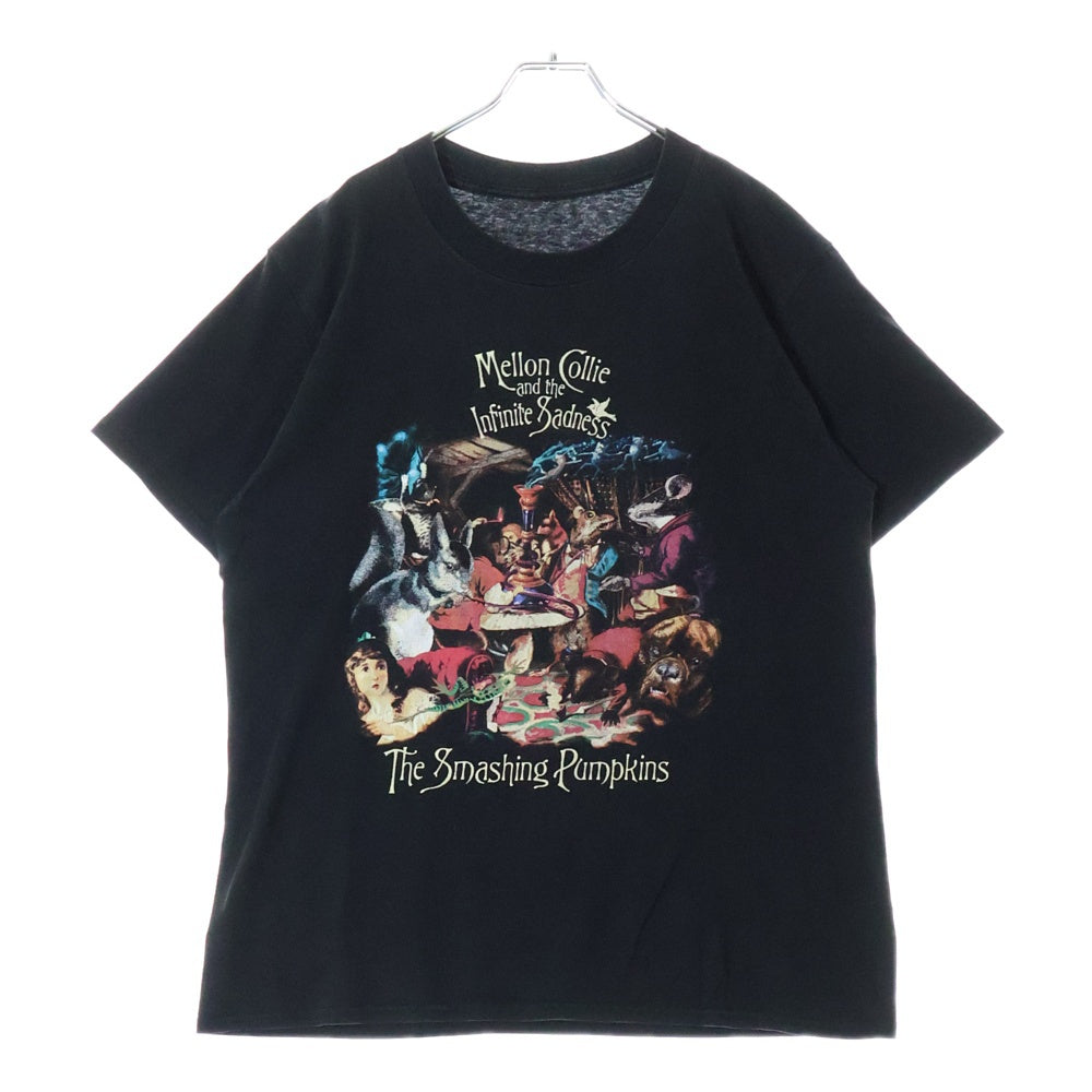 VINTAGE(ヴィンテージ) 90S THE SMASHING PUMPKINS MELLON COLLIE AND THE INFINITE SADNESS TEE スマッシング パンプキンズ 両面プリント半袖Tシャツ カットソー ブラック