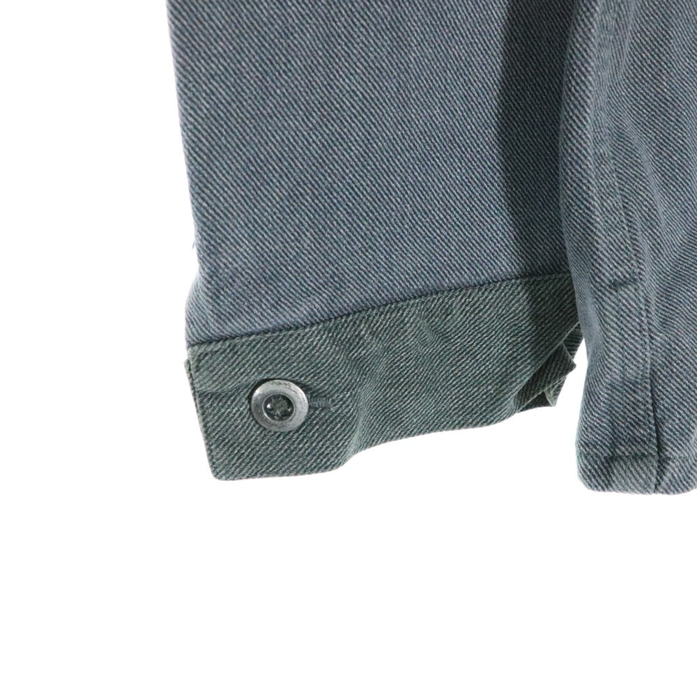 VINTAGE(ヴィンテージ) 40-50s SWISS ARMY DENIM WORK JACKET MILITARY スイス軍 ミリタリー デニムジャケット 前期型 メタルボタン グレー
