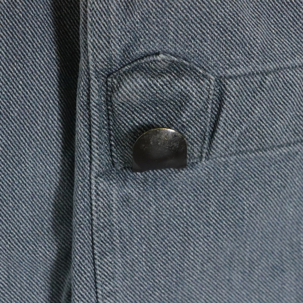 VINTAGE(ヴィンテージ) 40-50s SWISS ARMY DENIM WORK JACKET MILITARY スイス軍 ミリタリー デニムジャケット 前期型 メタルボタン グレー