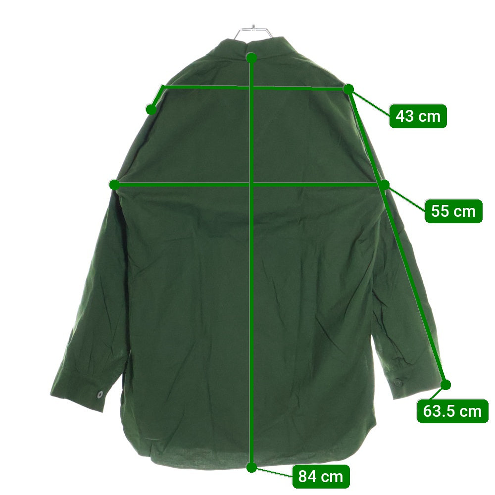 VINTAGE(ヴィンテージ) 70s SWEDISH ARMY M-55 PULLOVER LONG SHIRT MILITARY スウェーデン軍 プルオーバー ロングシャツ カーキ