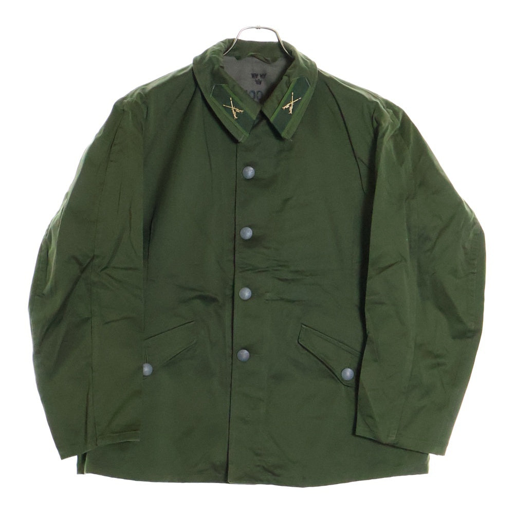 VINTAGE(ヴィンテージ) 60s SWEDISH ARMY M-59 FIELD JACKET MILITARY スウェーデン軍 フィールドジャケット メタルボタン 前期 三つ王冠 カーキ