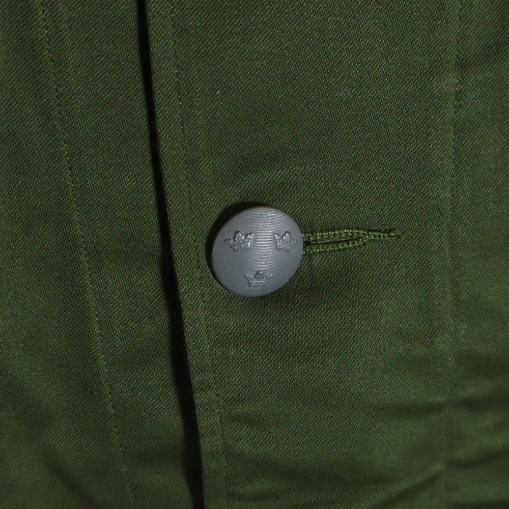 VINTAGE(ヴィンテージ) 60s SWEDISH ARMY M-59 FIELD JACKET MILITARY スウェーデン軍 フィールドジャケット メタルボタン 前期 三つ王冠 カーキ