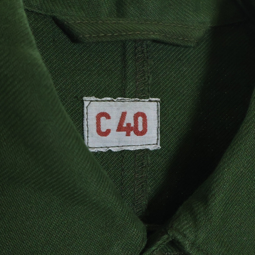 VINTAGE(ヴィンテージ) 60-70s SWEDISH ARMY WORK JACKET MILITARY スウェーデン軍 ワークジャケット カーキ