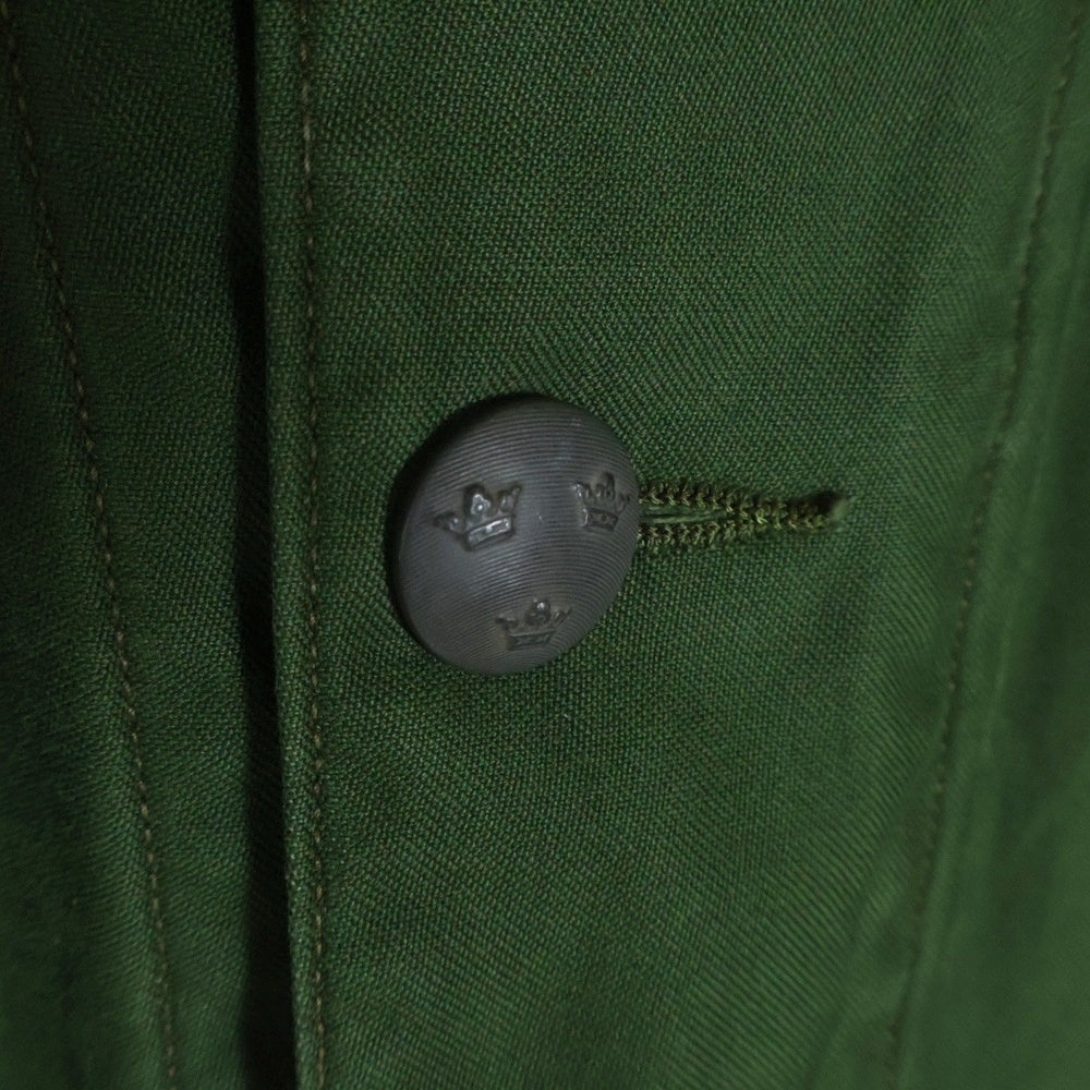 VINTAGE(ヴィンテージ) 60s SWEDISH ARMY M-59 FIELD JACKET MILITARY スウェーデン軍 フィールドジャケット メタルボタン 前期 三つ王冠 カーキ