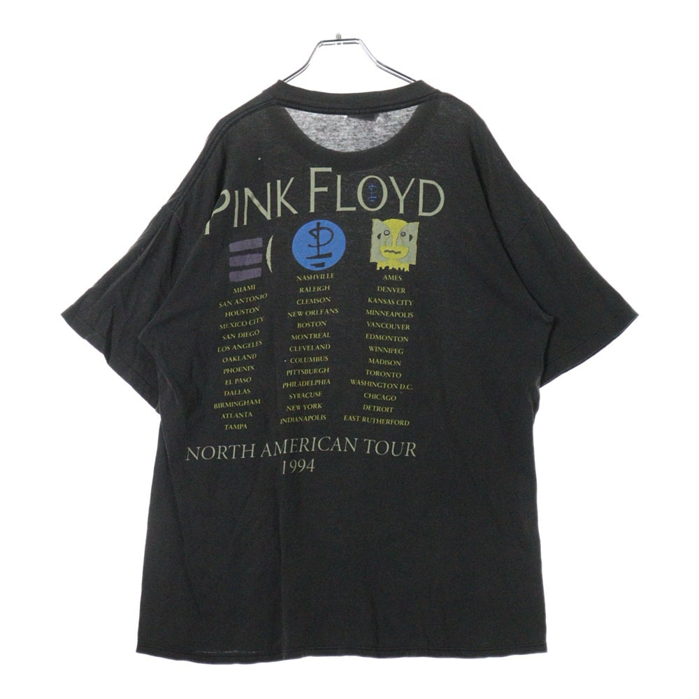 VINTAGE(ヴィンテージ) 90s PINK FLOYD NORTH AMERICAN TOUR ピンクフロイド ノースアメリカンツアー 両面プリント Tシャツ 半袖カットソー ブラック