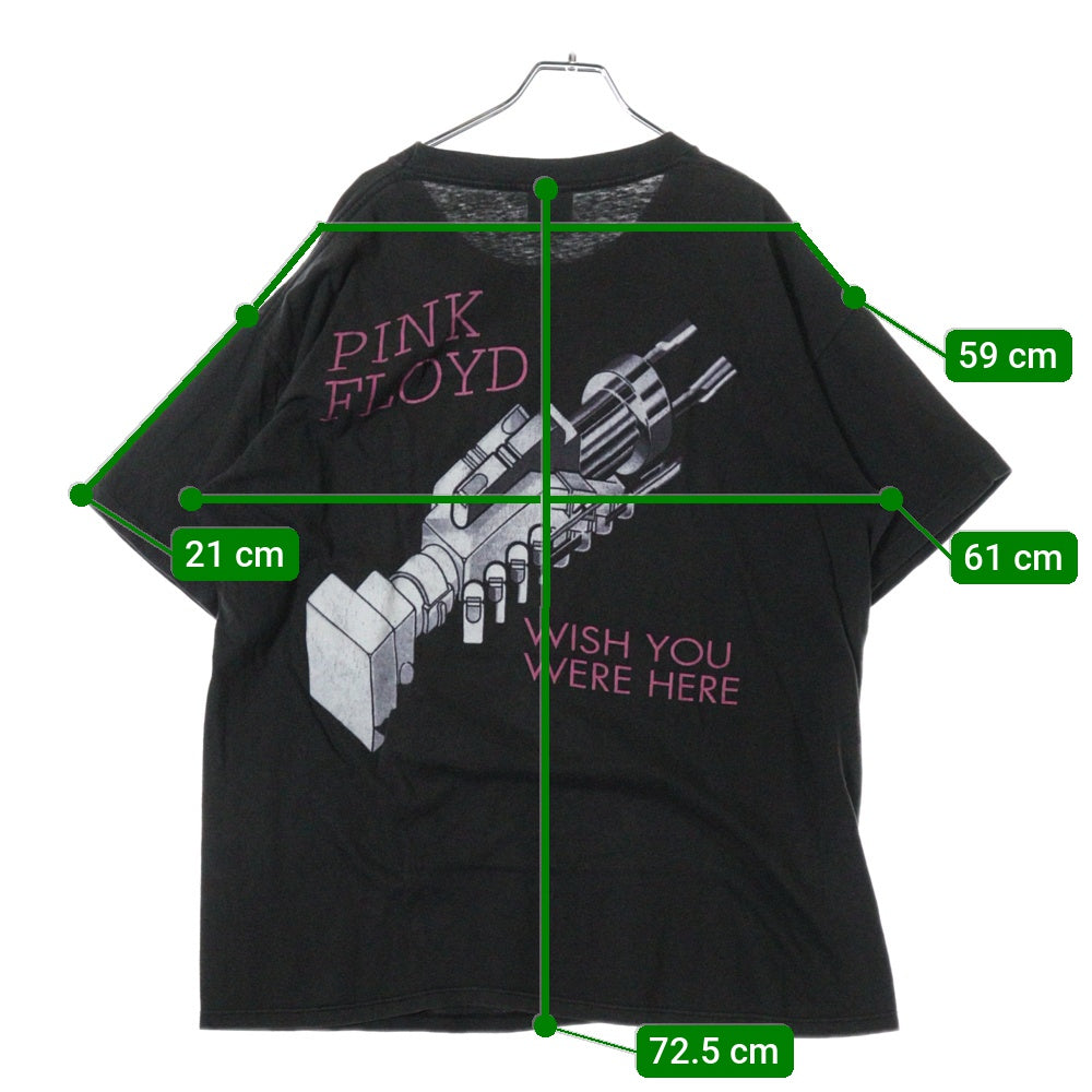 VINTAGE(ヴィンテージ) 90s PINK FLOYD WISH YOU WERE HERE EARL'S COURT OCTOBER 1994 TEE ピンクフロイド 両面プリント半袖Tシャツ カットソー ブラック