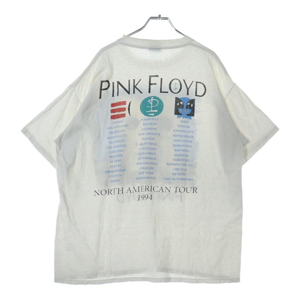 VINTAGE(ヴィンテージ) 90s PINK FLOYD EUROPEAN TOUR 1994 WHITE TEE ピンクフロイド 両面プリント半袖Tシャツ カットソー ホワイト