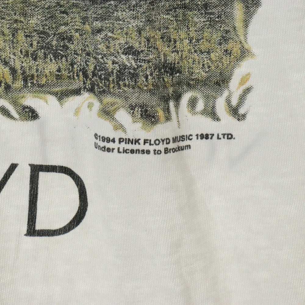 VINTAGE(ヴィンテージ) 90s PINK FLOYD EUROPEAN TOUR 1994 WHITE TEE ピンクフロイド 両面プリント半袖Tシャツ カットソー ホワイト