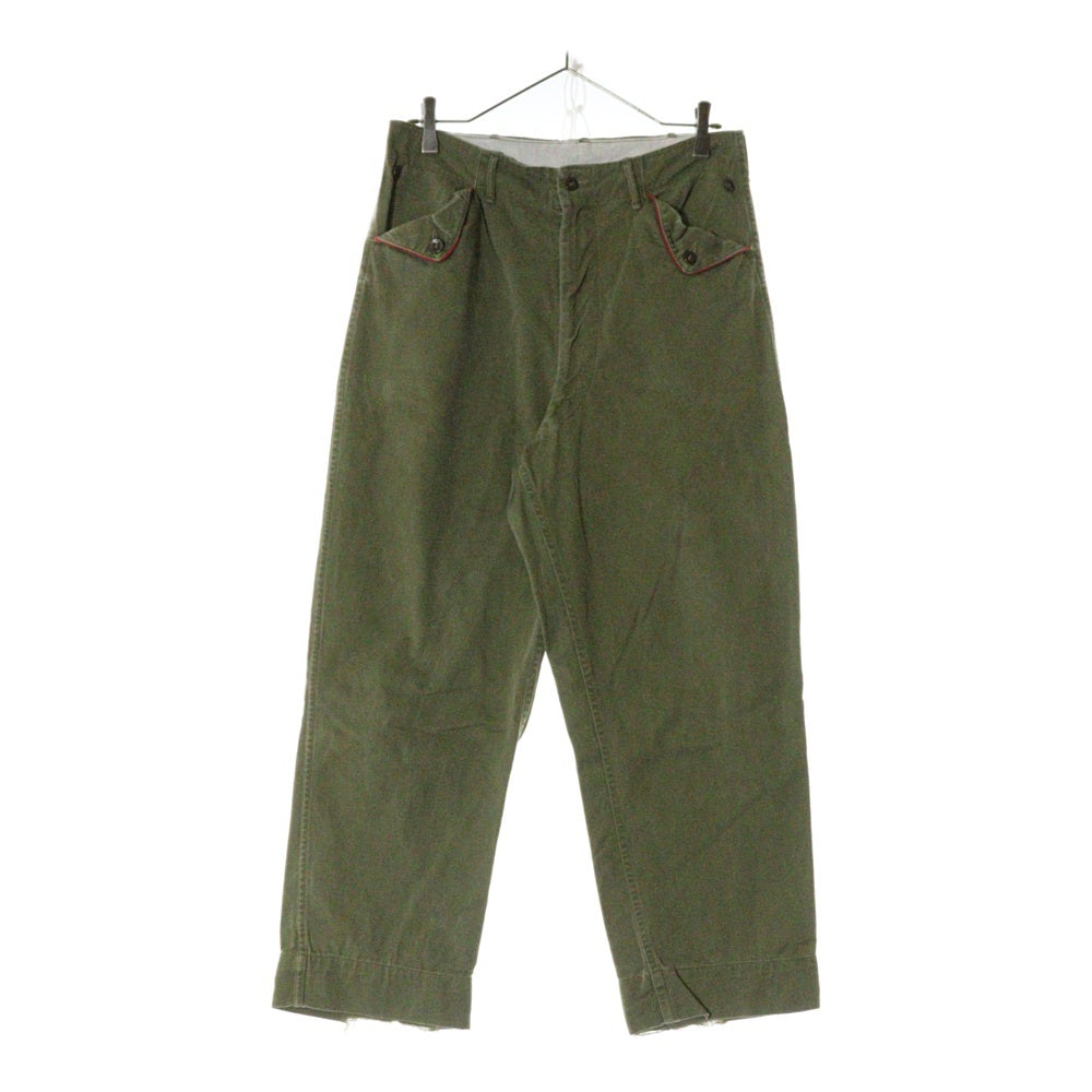 VINTAGE(ヴィンテージ) 60-70s BOY SCOUT AMERICAN ミリタリー パイピングポケット パンツ カーキ