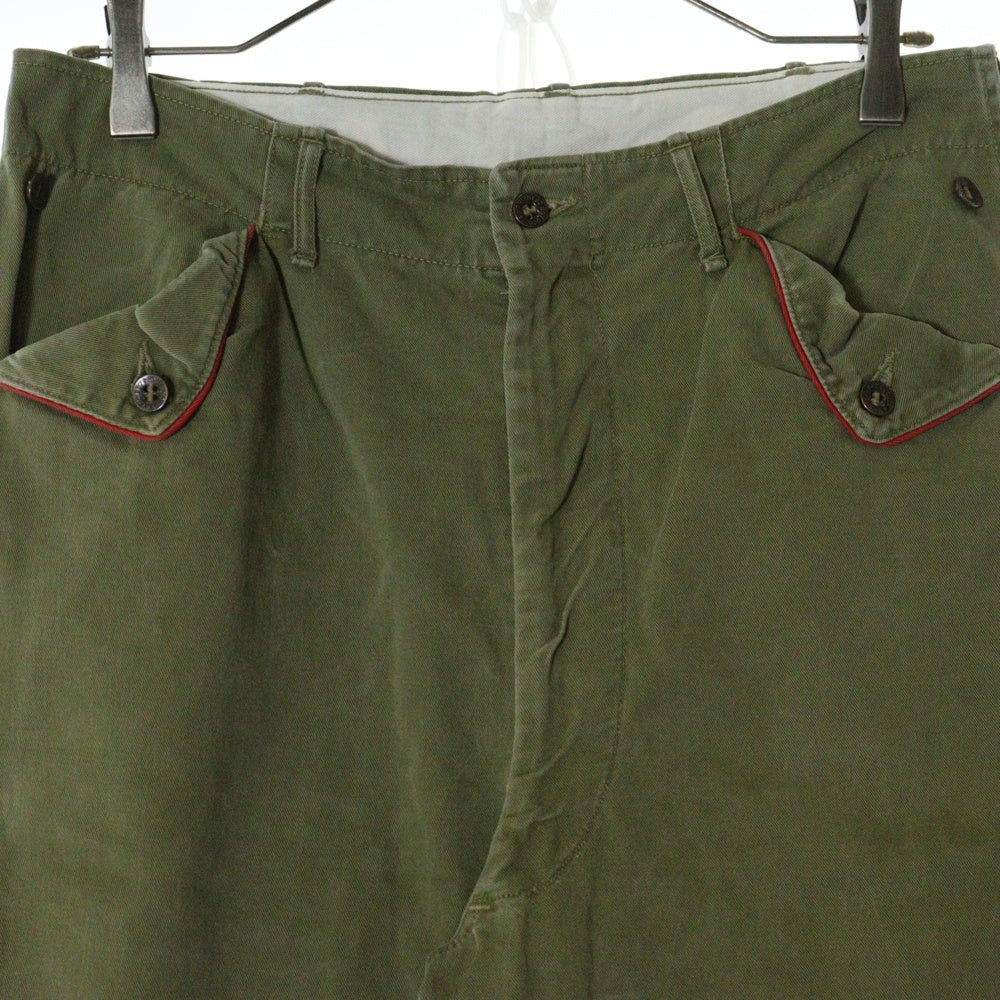 VINTAGE(ヴィンテージ) 60-70s BOY SCOUT AMERICAN ミリタリー パイピングポケット パンツ カーキ