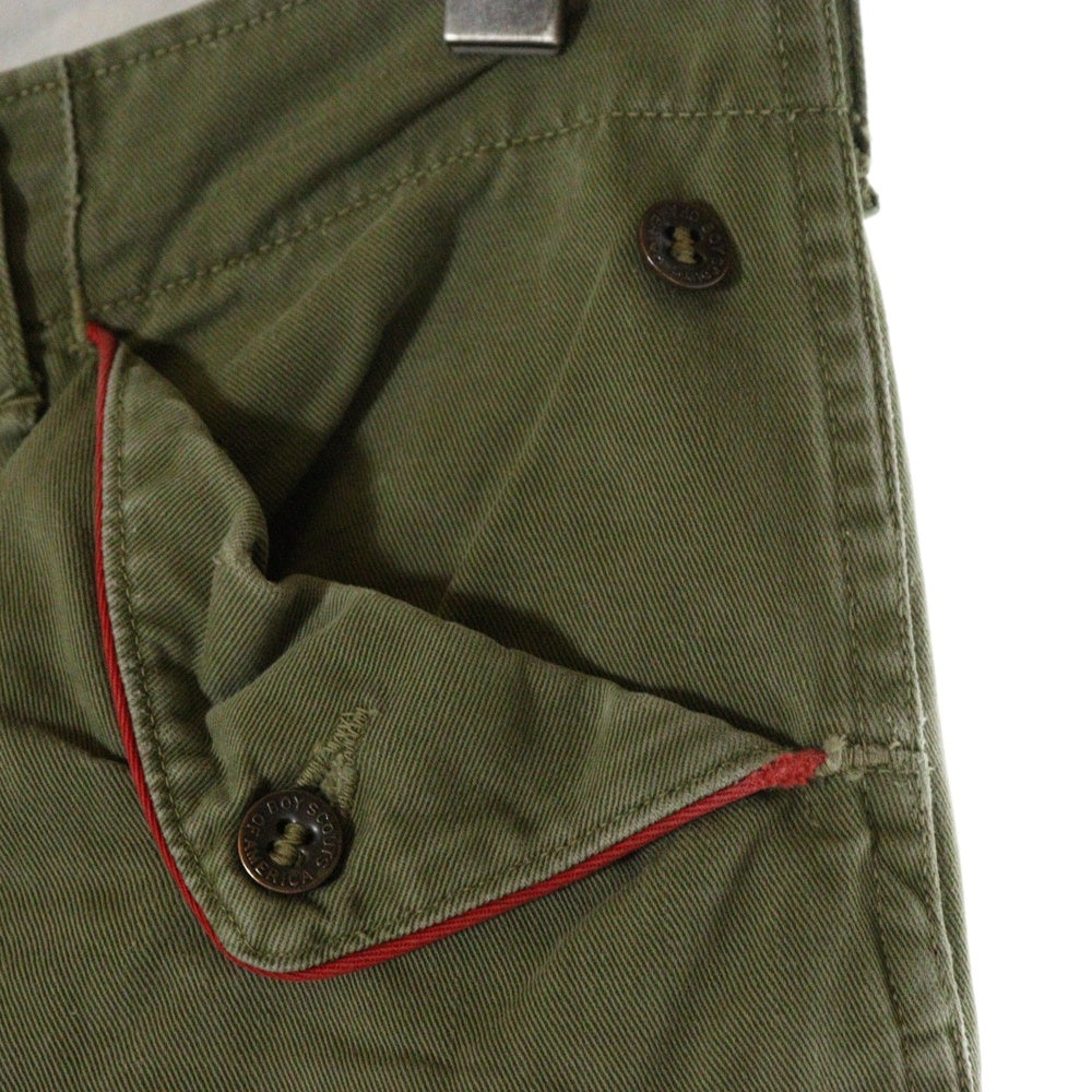 VINTAGE(ヴィンテージ) 60-70s BOY SCOUT AMERICAN ミリタリー パイピングポケット パンツ カーキ