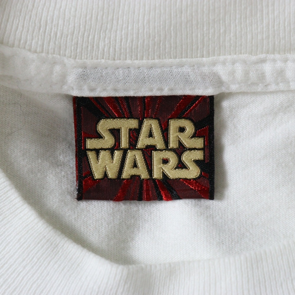 VINTAGE(ヴィンテージ) 90s STAR WARS EPISODE 1 Anakin Skywalker Darth Vader MOVIE TEE スターウォーズ アナキンスカイウォーカー エピソード1 Tシャツ 半袖カットソー ホワイト