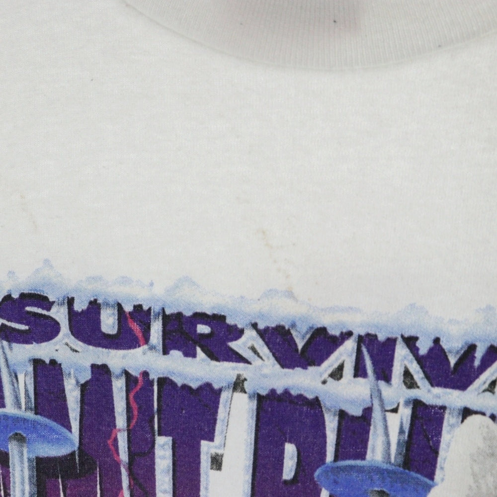 VINTAGE(ヴィンテージ) 90s DISNEY BLIZZARD BEACH SUMMIT PLUMMET ディズニー ブ ビーチ 両面プリント Tシャツ 半袖カットソー ホワイト