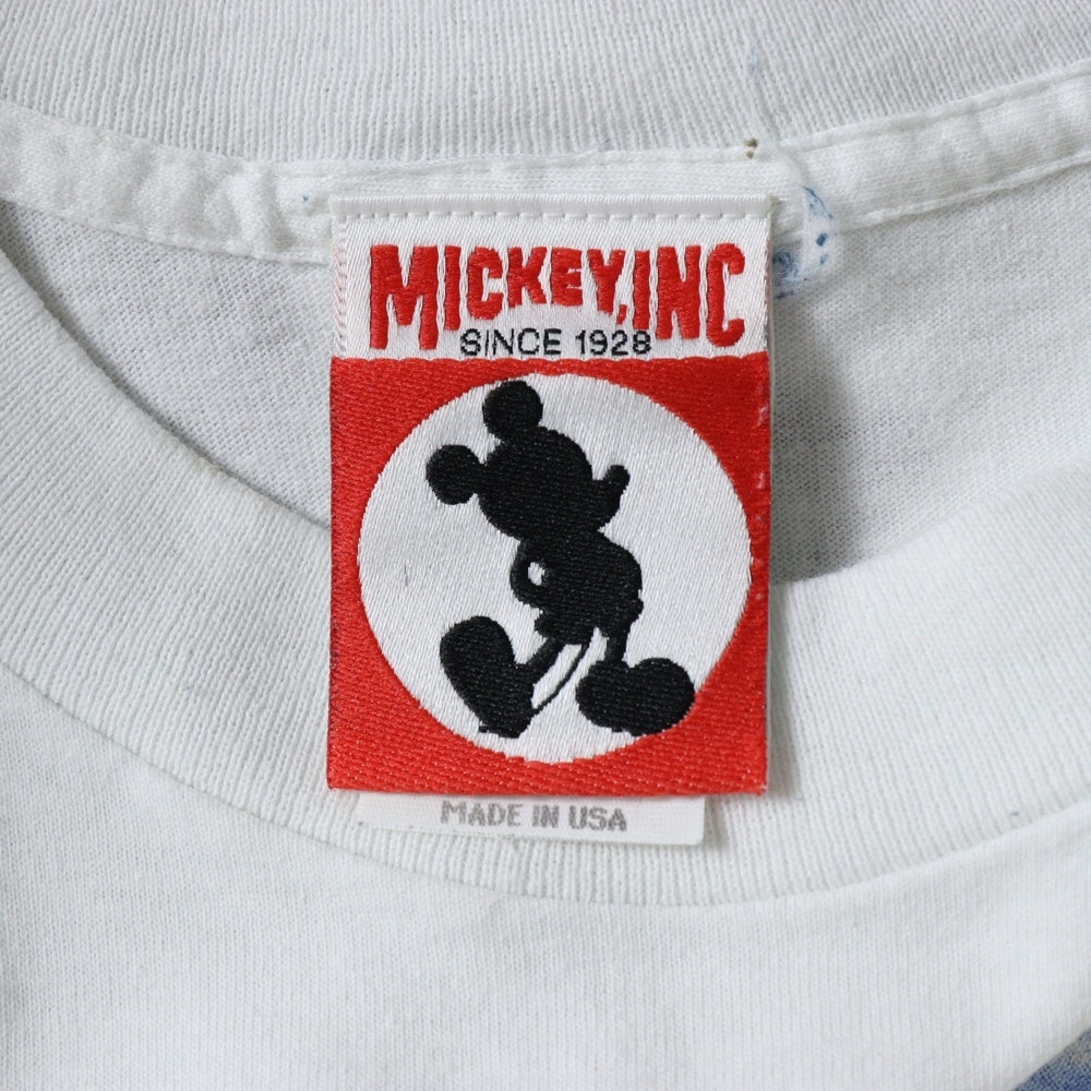 VINTAGE(ヴィンテージ) 90s DISNEY BLIZZARD BEACH SUMMIT PLUMMET ディズニー ブ ビーチ 両面プリント Tシャツ 半袖カットソー ホワイト