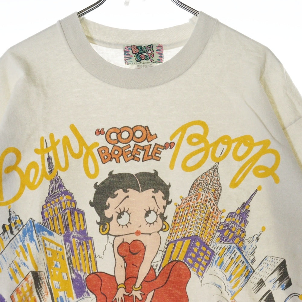 VINTAGE(ヴィンテージ) 90s BETTY COOL BREEZE Tシャツ 半袖カットソー ホワイト