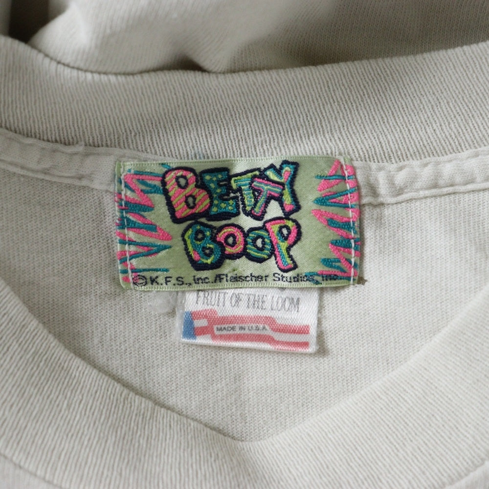 VINTAGE(ヴィンテージ) 90s BETTY COOL BREEZE Tシャツ 半袖カットソー ホワイト