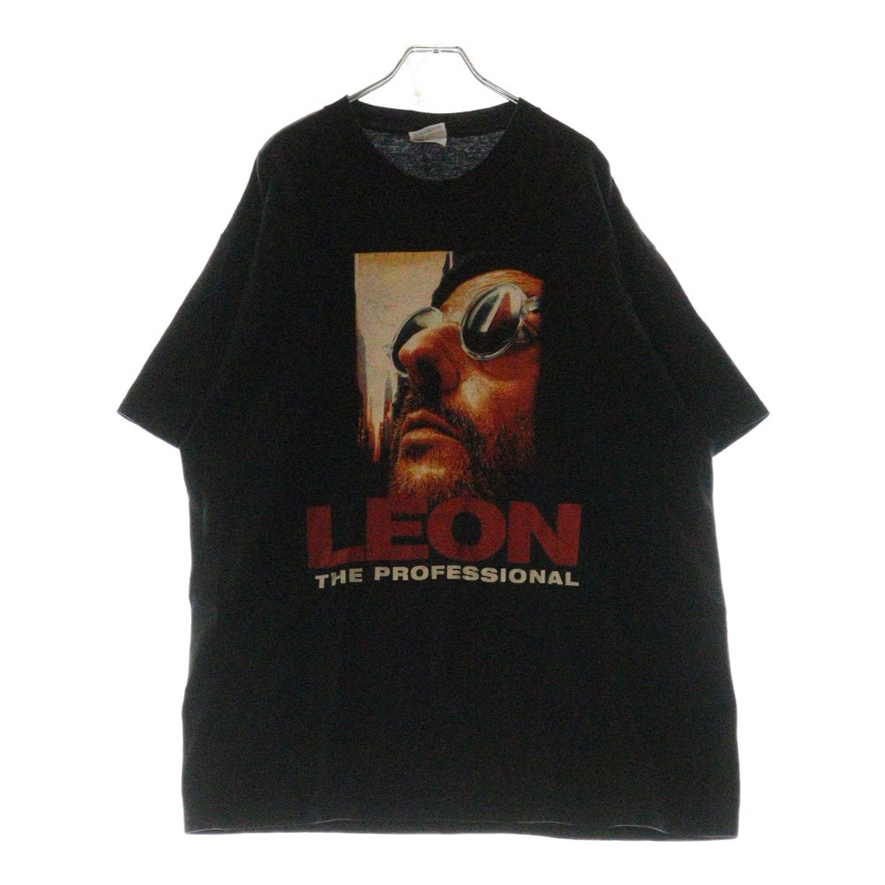 VINTAGE(ヴィンテージ) 90s LEON THE PROFESSIONSL MOVIE TEE レオン フロントプリント Tシャツ 半袖カットソー ブラック