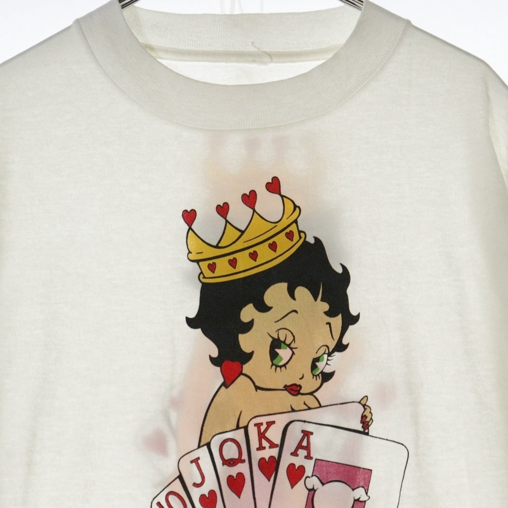 VINTAGE(ヴィンテージ) 90s BETTY queen Tシャツ 半袖カットソー ホワイト