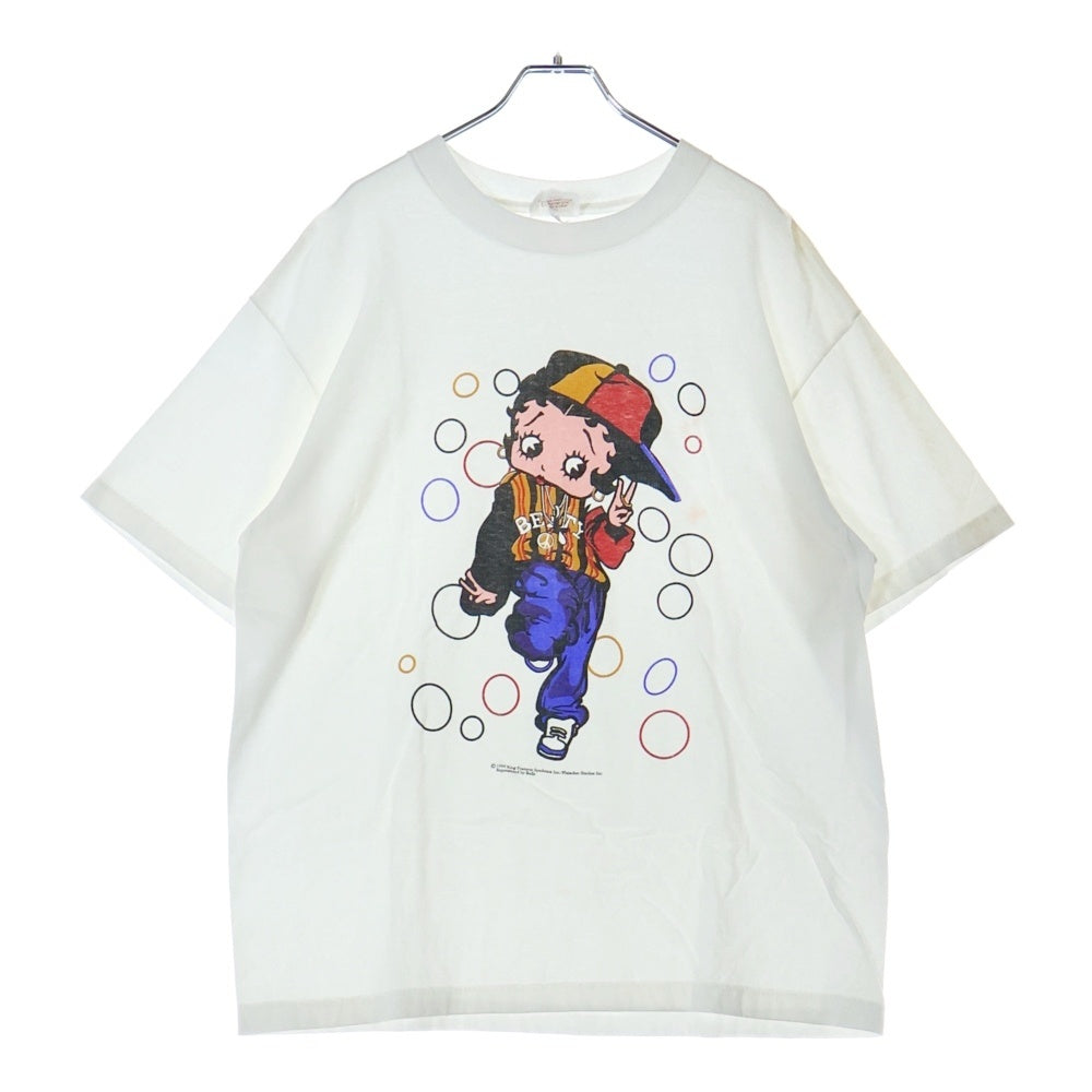 VINTAGE(ヴィンテージ) 90s BETTY ラッパー Tシャツ 半袖カットソー ホワイト
