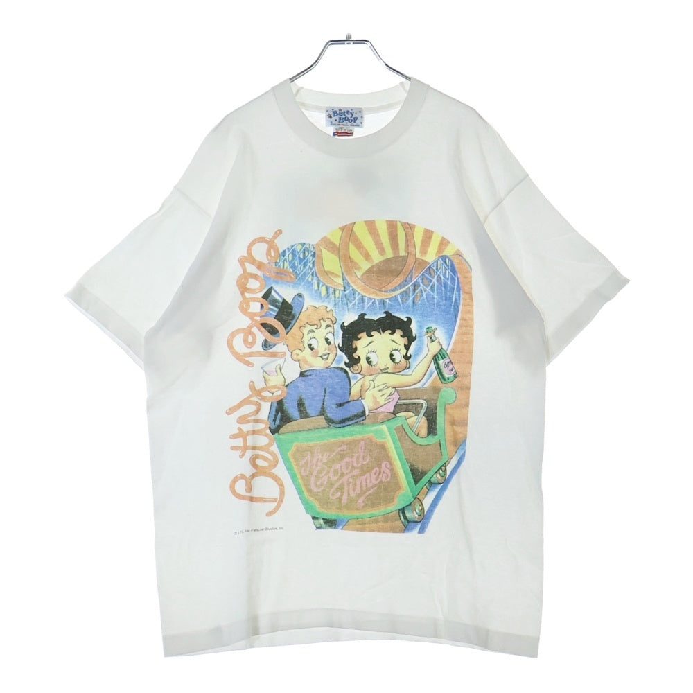 VINTAGE(ヴィンテージ) 90s BETTY ジェットコースター Tシャツ 半袖カットソー ホワイト