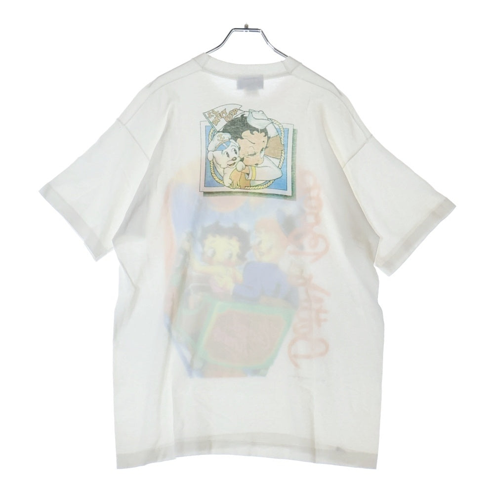 VINTAGE(ヴィンテージ) 90s BETTY ジェットコースター Tシャツ 半袖カットソー ホワイト