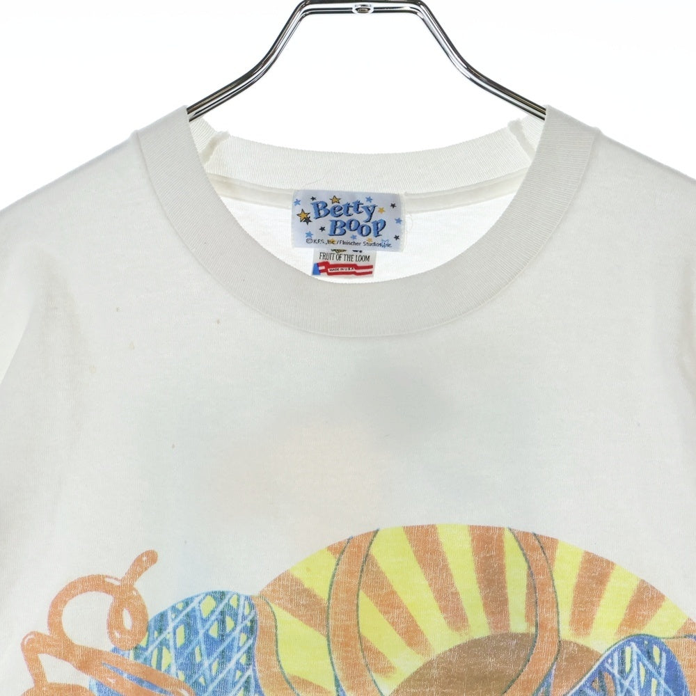 VINTAGE(ヴィンテージ) 90s BETTY ジェットコースター Tシャツ 半袖カットソー ホワイト