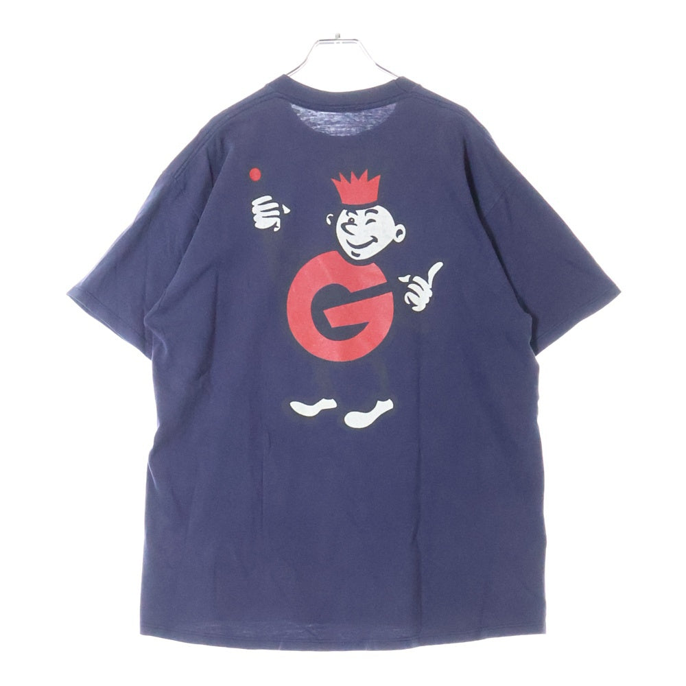 VINTAGE(ヴィンテージ) 90s GOUGE グウジ 両面プリント Tシャツ 半袖カットソー ネイビー