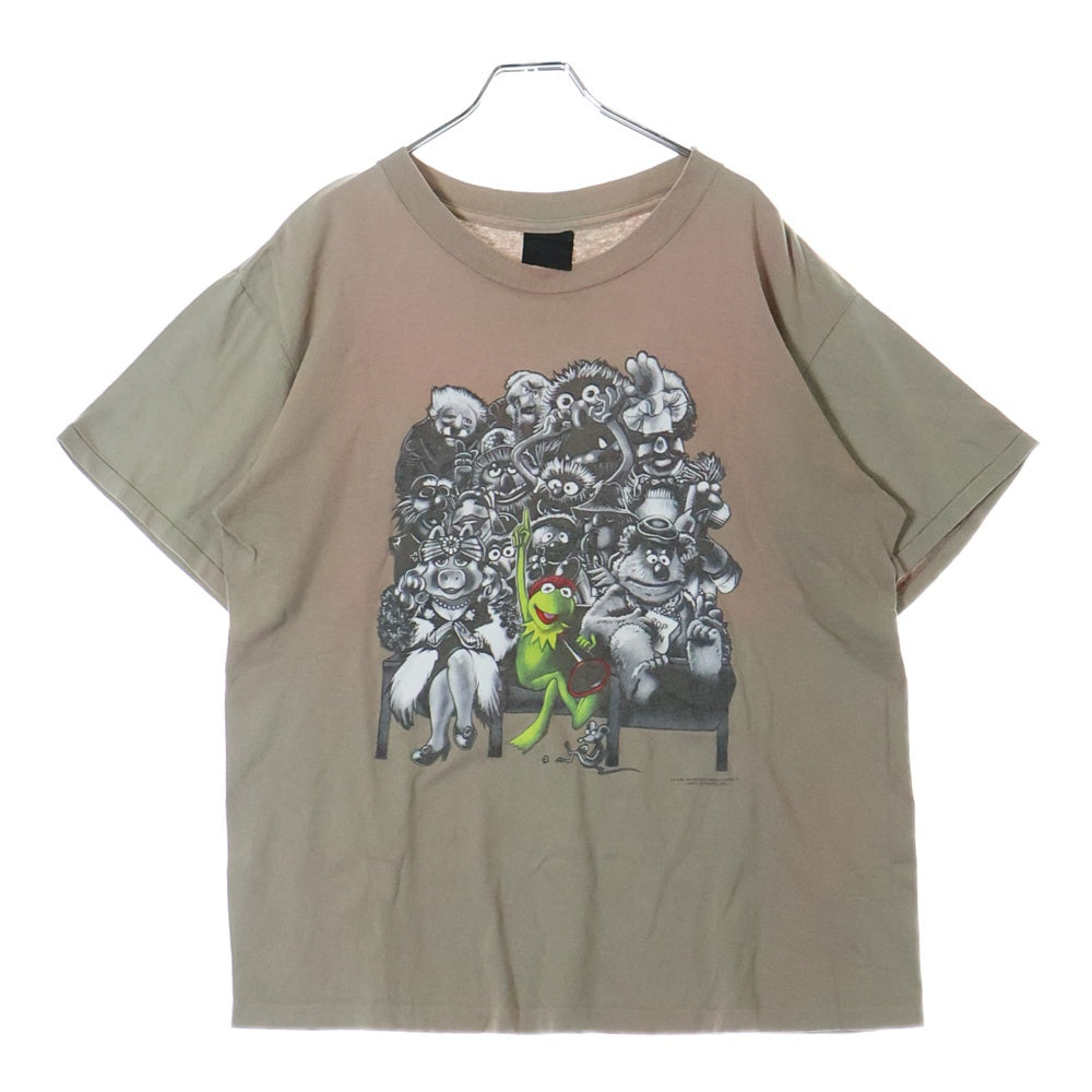 VINTAGE(ヴィンテージ) 90s SESAME STREET FAMILY セサミストリート ファミリー Tシャツ 半袖カットソー ブラウン