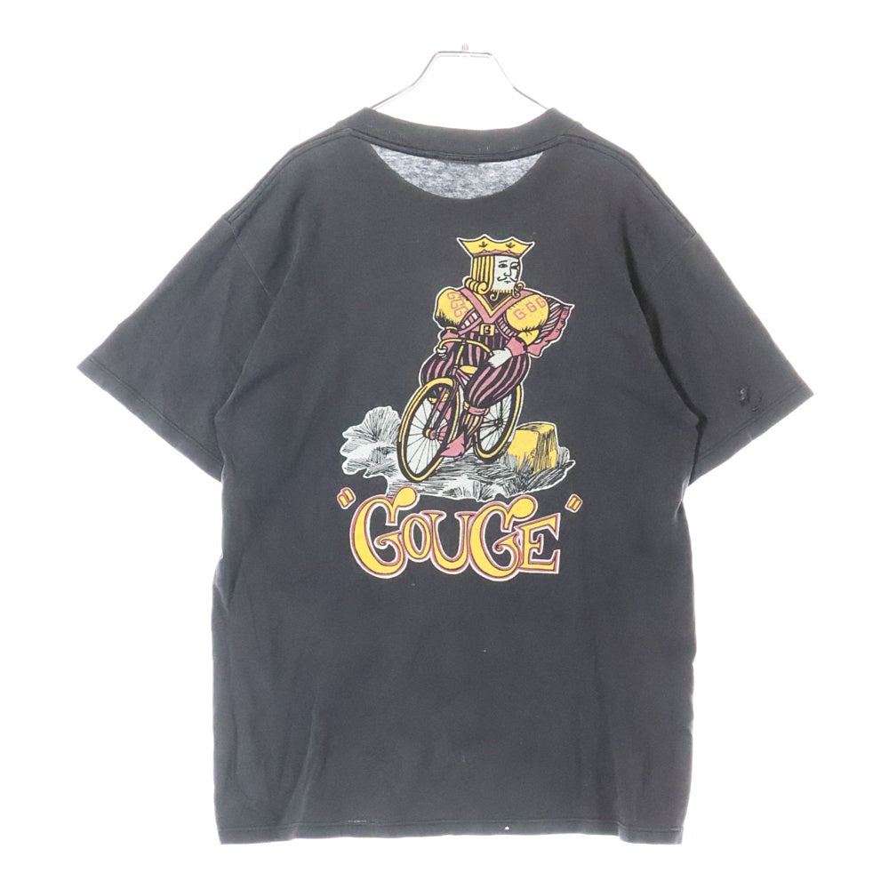 VINTAGE(ヴィンテージ) 90s GOUGE KING Tシャツ 半袖カットソー ブラック