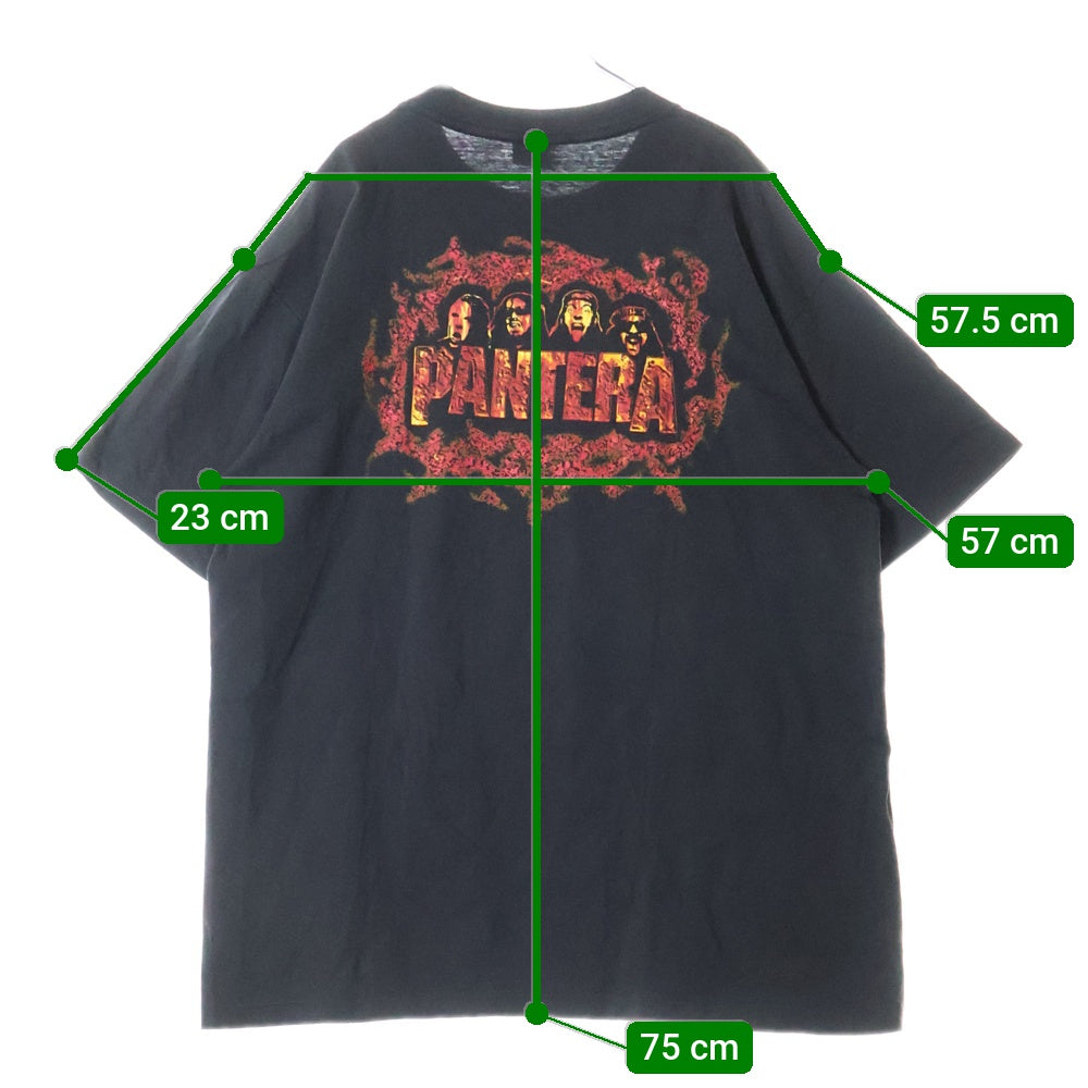 VINTAGE(ヴィンテージ) 90s PANTERA COWBOYS FROM HELL 1995 パンテラ 半袖Tシャツ カットソー ブラック