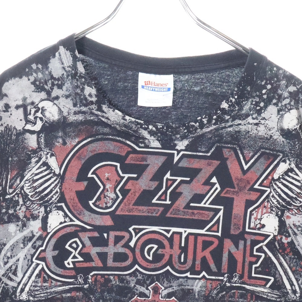 VINTAGE(ヴィンテージ) 00s OZZY OZBOURNE オジーオズボーン 半袖Tシャツ カットソー ブラック