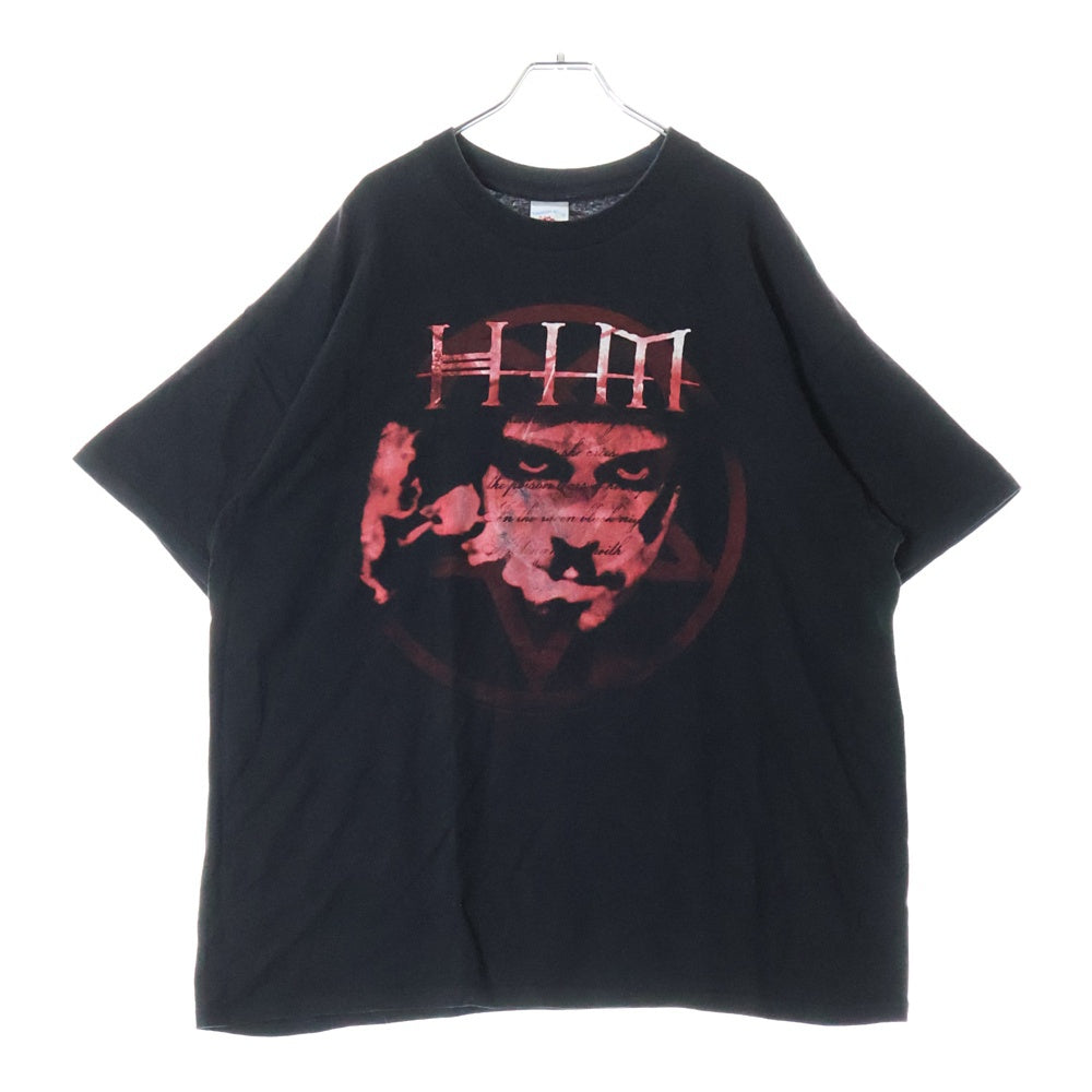 VINTAGE(ヴィンテージ) 00s HIM HEARTGRAM 2007 ヒム 半袖Tシャツ カットソー ブラック