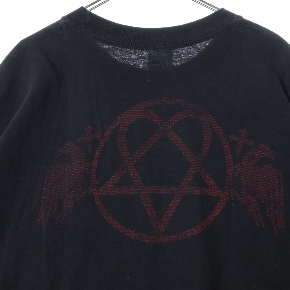 VINTAGE(ヴィンテージ) 00s HIM HEARTGRAM 2007 ヒム 半袖Tシャツ カットソー ブラック