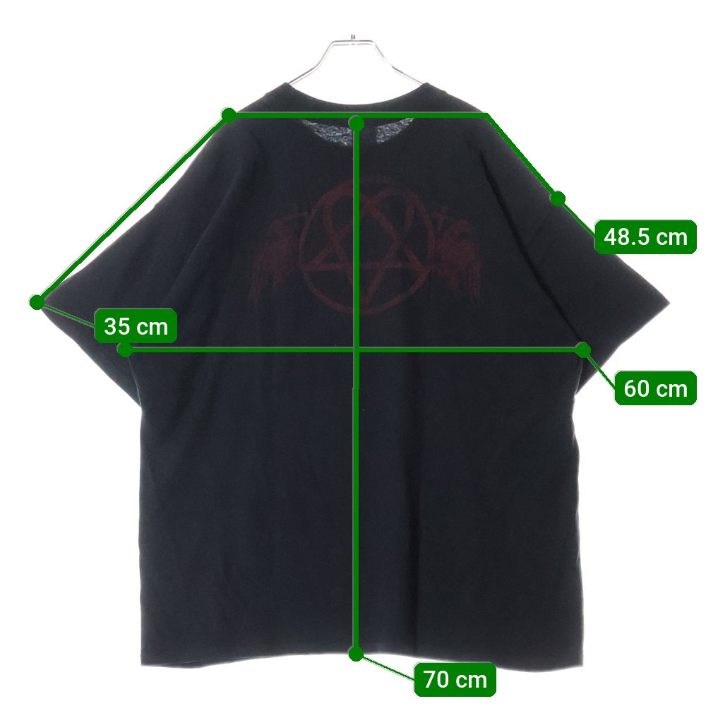 VINTAGE(ヴィンテージ) 00s HIM HEARTGRAM 2007 ヒム 半袖Tシャツ カットソー ブラック