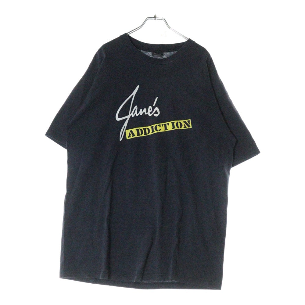 VINTAGE(ヴィンテージ) 90-00s JANES ADDICTION ジェーンズアディクション 半袖Tシャツ カットソー ブラック