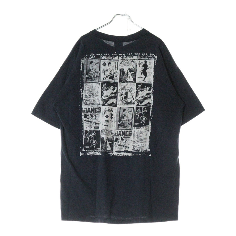 VINTAGE(ヴィンテージ) 90-00s JANES ADDICTION ジェーンズアディクション 半袖Tシャツ カットソー ブラック