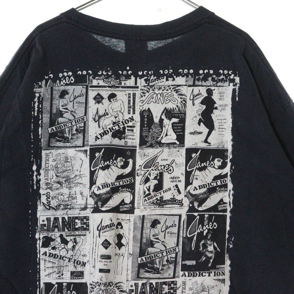 VINTAGE(ヴィンテージ) 90-00s JANES ADDICTION ジェーンズアディクション 半袖Tシャツ カットソー ブラック
