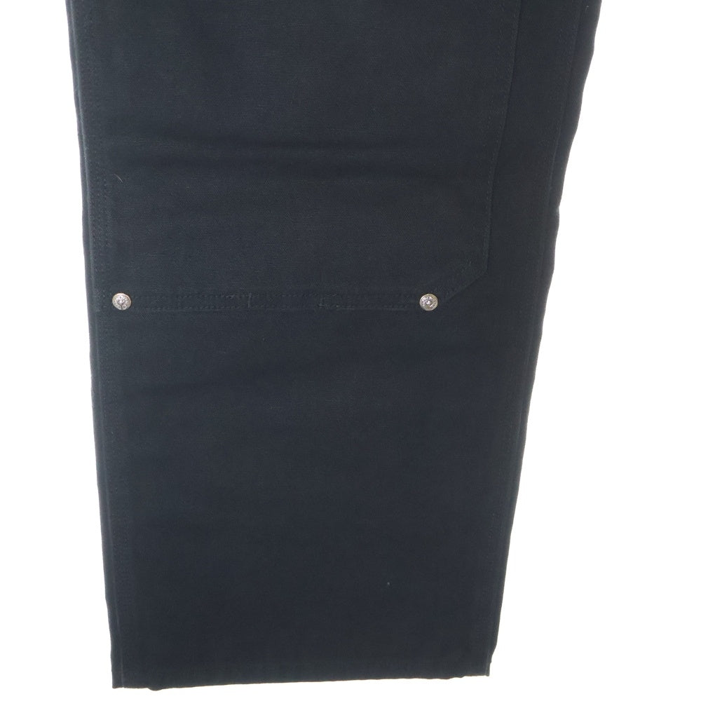 CHROME HEARTS(クロムハーツ) CARPENTER CNVS BLK カーペンターキャンバスダブルニーロングパンツ ブラック