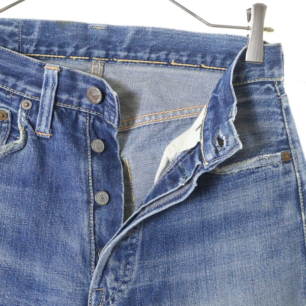 Levi's(リーバイス) 40-50s VINTAGE 501XX ボタン裏刻印無し ボタンフライ3つ デニム パンツ インディゴ