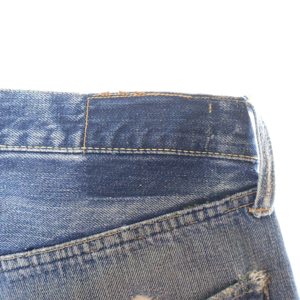Levi's(リーバイス) 40-50s VINTAGE 501XX ボタン裏刻印無し ボタンフライ3つ デニム パンツ インディゴ