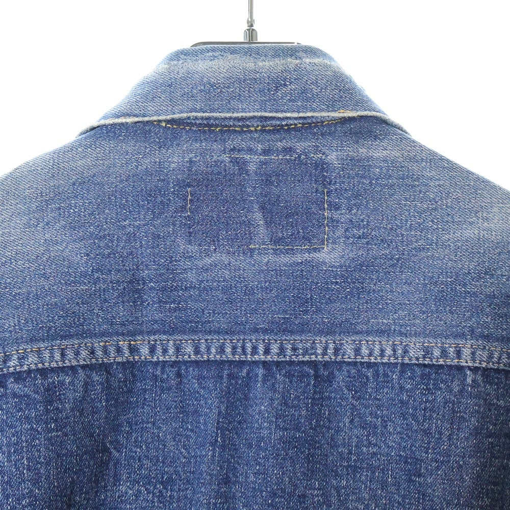 Levi's(リーバイス) 50s VINTAGE 507XX 2nd BIG E 紙パッチ ボタン裏刻印17 均等V デニム ジャケット インディゴ