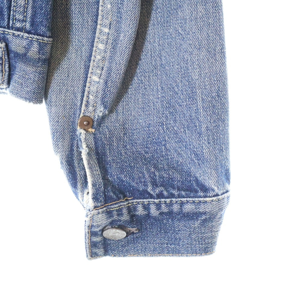 Levi's(リーバイス) 50s VINTAGE 507XX 2nd BIG E 紙パッチ ボタン裏刻印17 均等V デニム ジャケット インディゴ