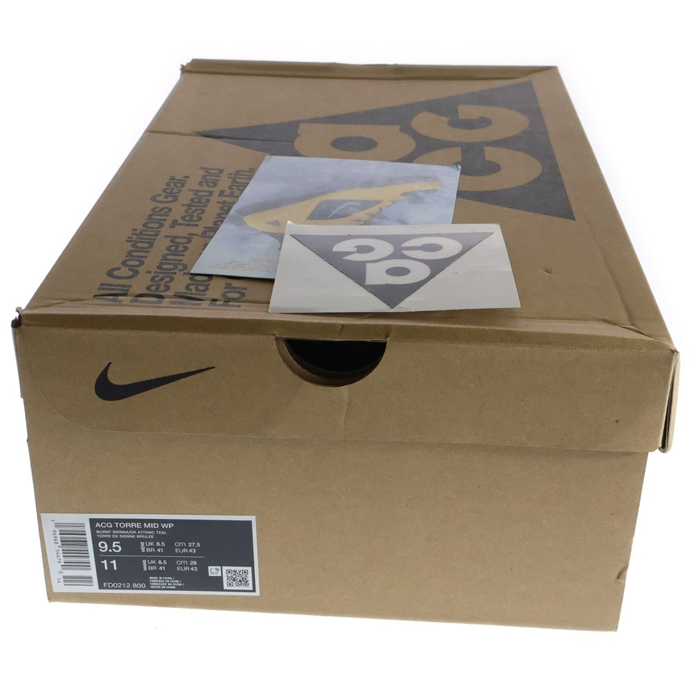 NIKE ACG(ナイキエーシージー) トーレ バーントシエナ アンド オブシディアン ミッドカットスニーカー US9.5/27.5cm FD0212-800