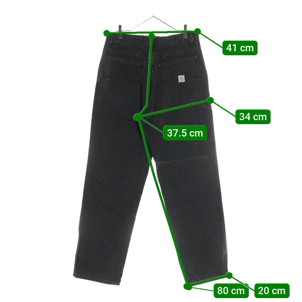 RRL(ダブルアールエル) 90s CARPENTER COTTON PANTS 三ツ星 カーペンター ブラック