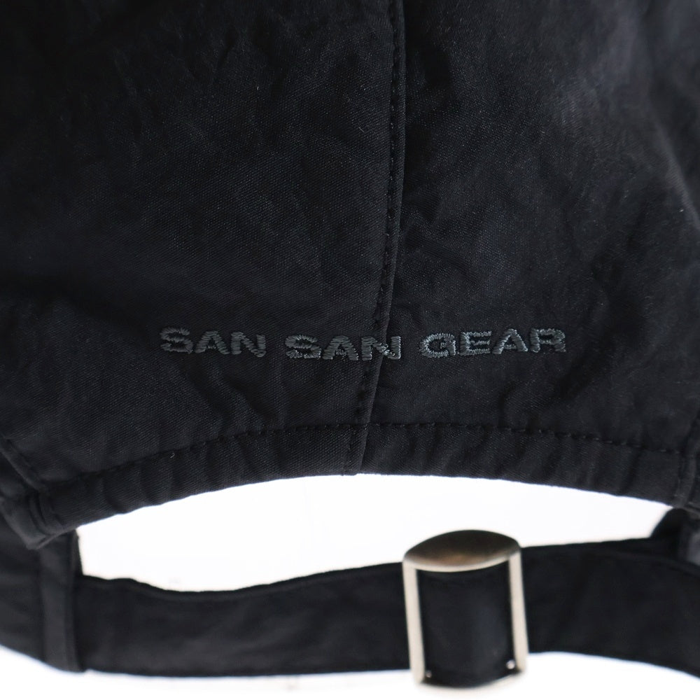 SAN SAN GEAR(サン サン ギア) NYLON CAP ナイロン ジェットキャップ 帽子 ブラック