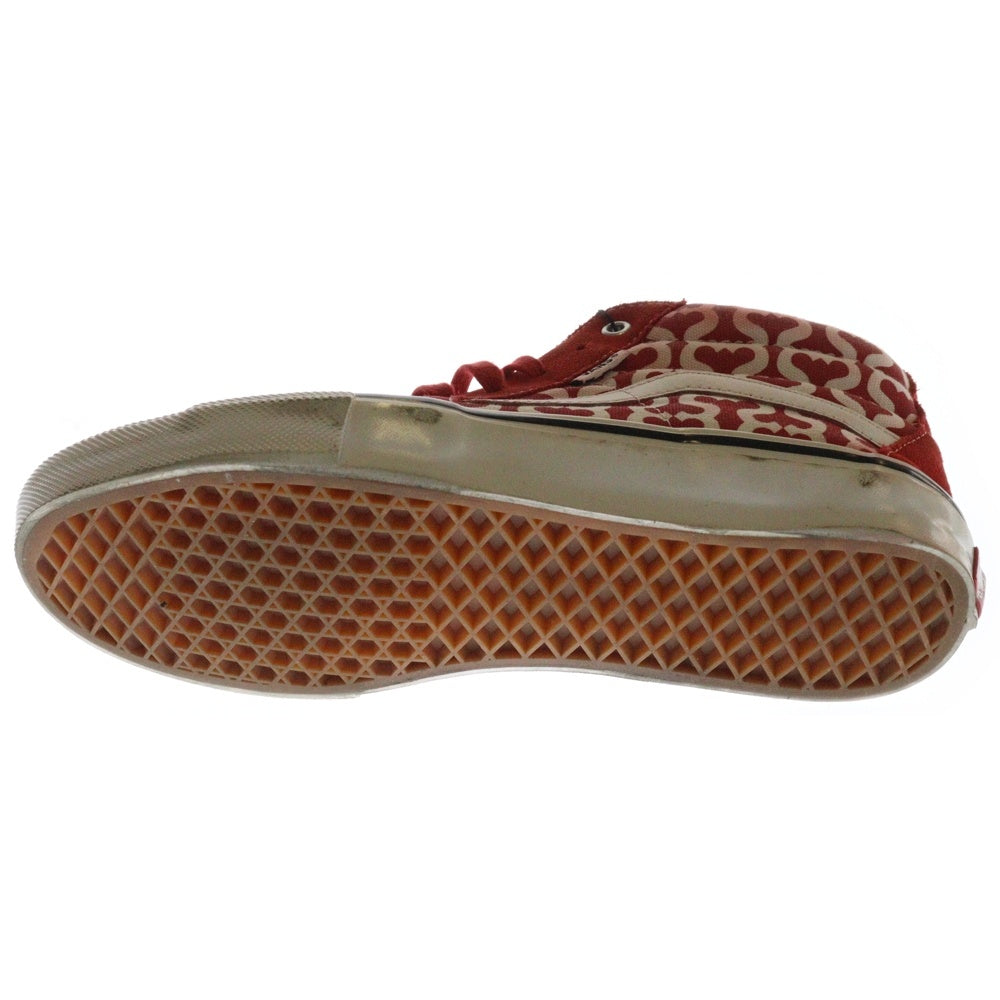 SUPREME(シュプリーム) 21SS ×VANS Skate Grosso VN0A5KS15XS Mid スケート グロッソ ミッド ローカットスニーカー レッド US10/28cm