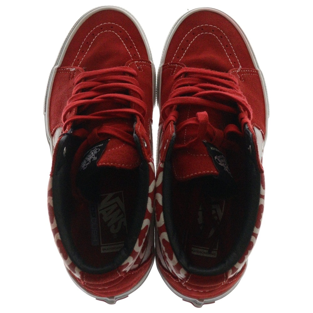 SUPREME(シュプリーム) 21SS ×VANS Skate Grosso VN0A5KS15XS Mid スケート グロッソ ミッド ローカットスニーカー レッド US10/28cm